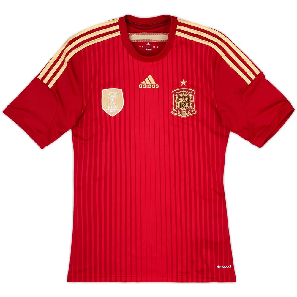 2013-15 Spain Home Shirt - 9/10 - (S)