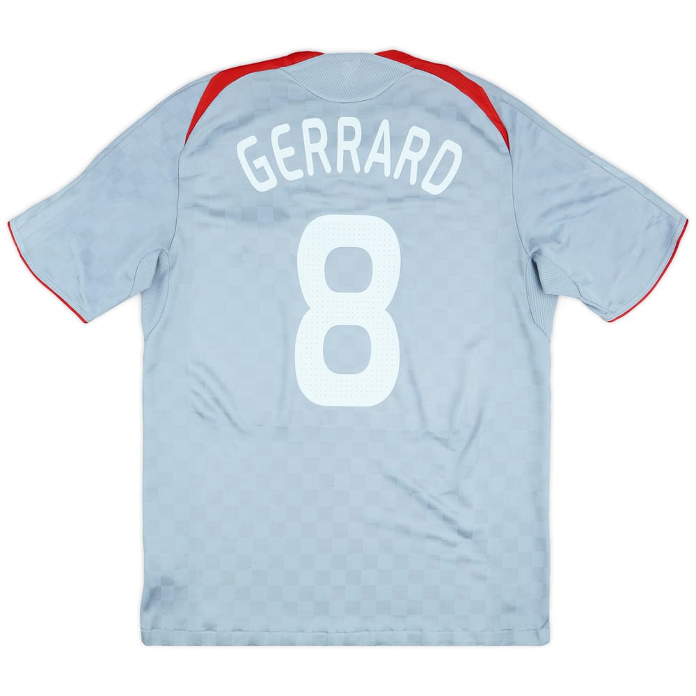 2008-09 Liverpool Away Shirt Gerrard #8 - 5/10 - (L)