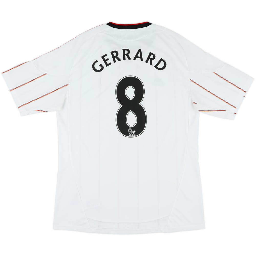 2010-11 Liverpool Away Shirt Gerrard #8 - 5/10 - (L)