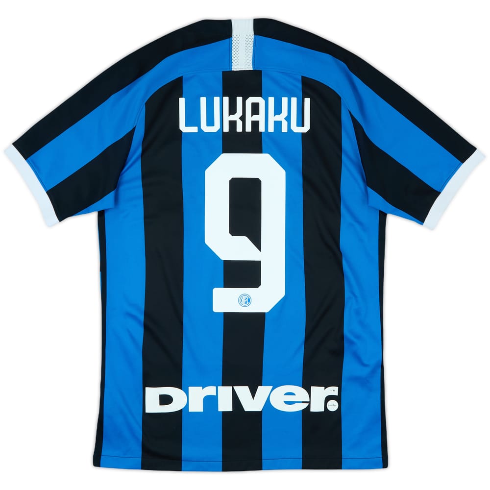 2019-20 Inter Milan Home Shirt Lukaku #9 - 8/10 - (S)