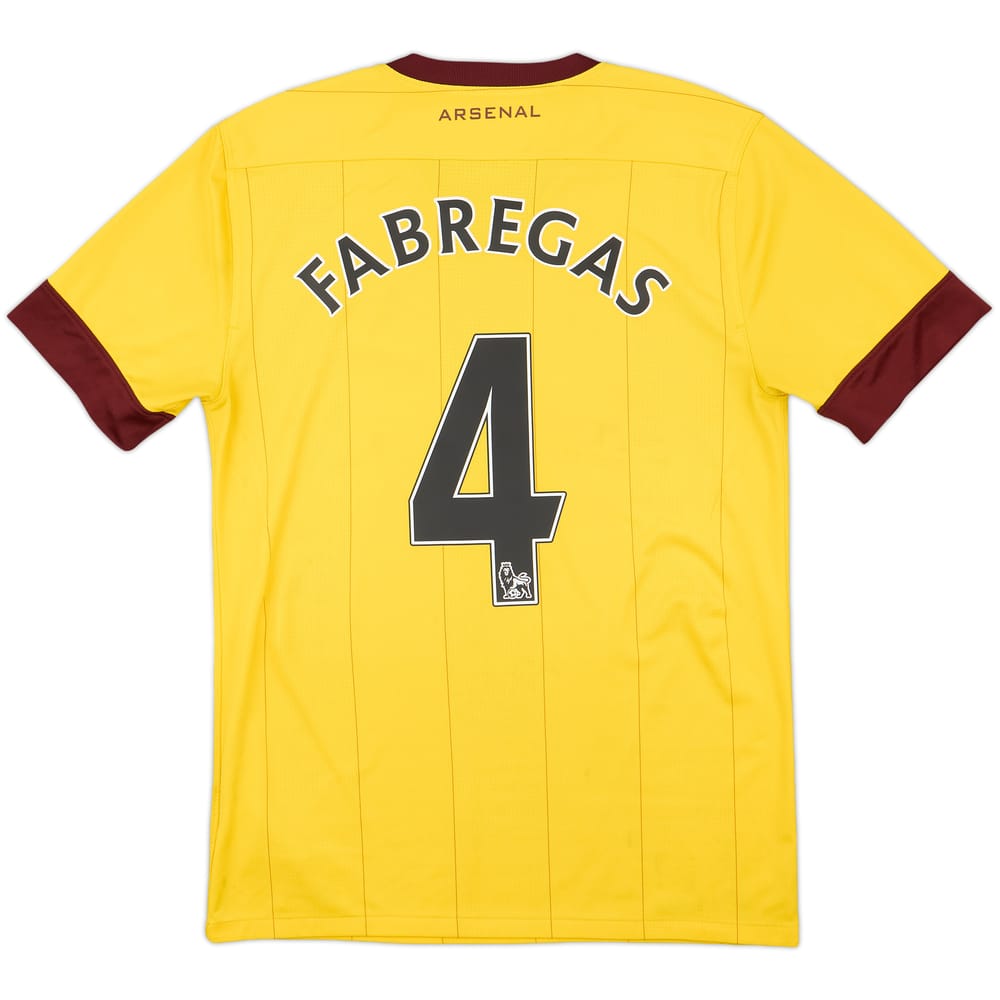 2010-13 Arsenal Away Shirt Fabregas #4 - 5/10 - (S)