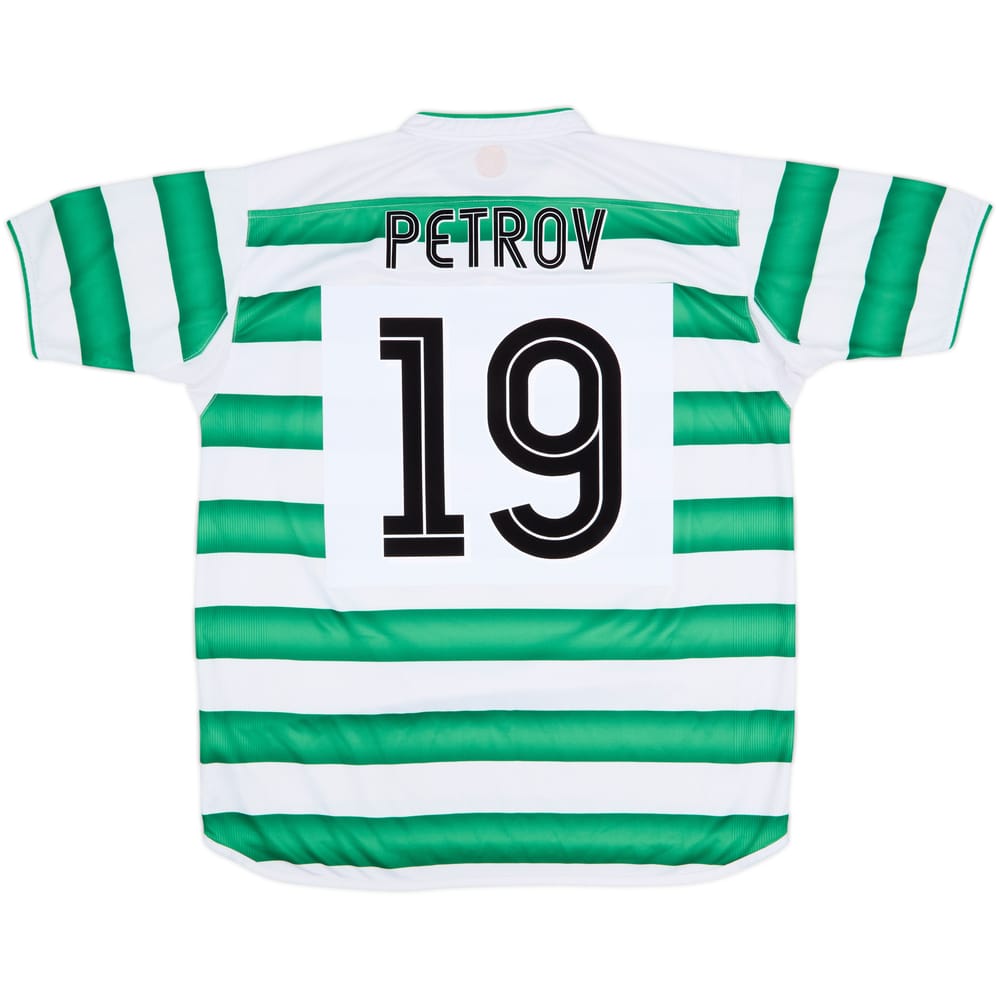 2003-04 Celtic Home Shirt Petrov #19 - 7/10 - (XL)