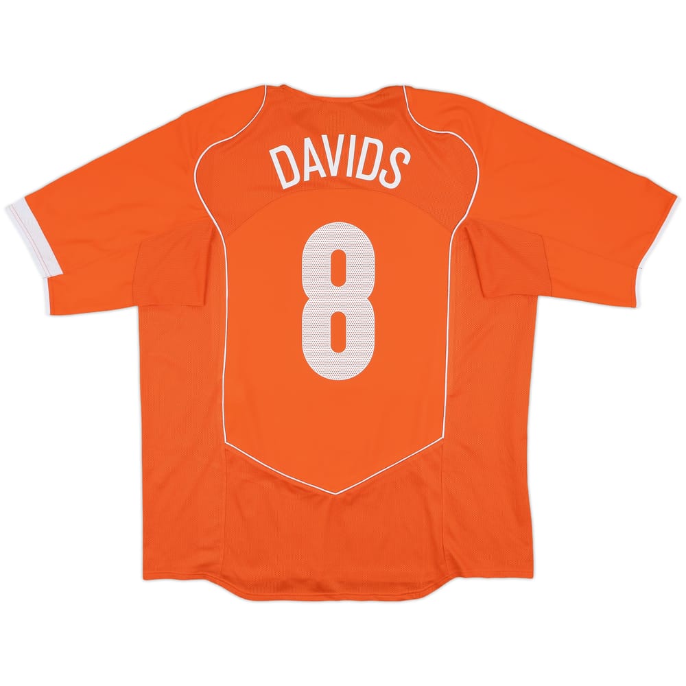 2004-06 Netherlands Home Shirt Davids #8 - 10/10 - (XXL)