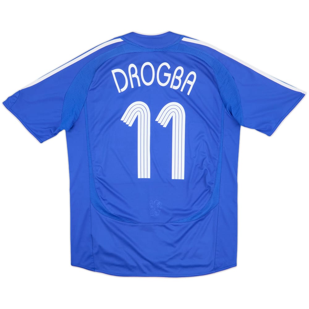 2006-08 Chelsea Home Shirt Drogba #11 - 6/10 - (L)
