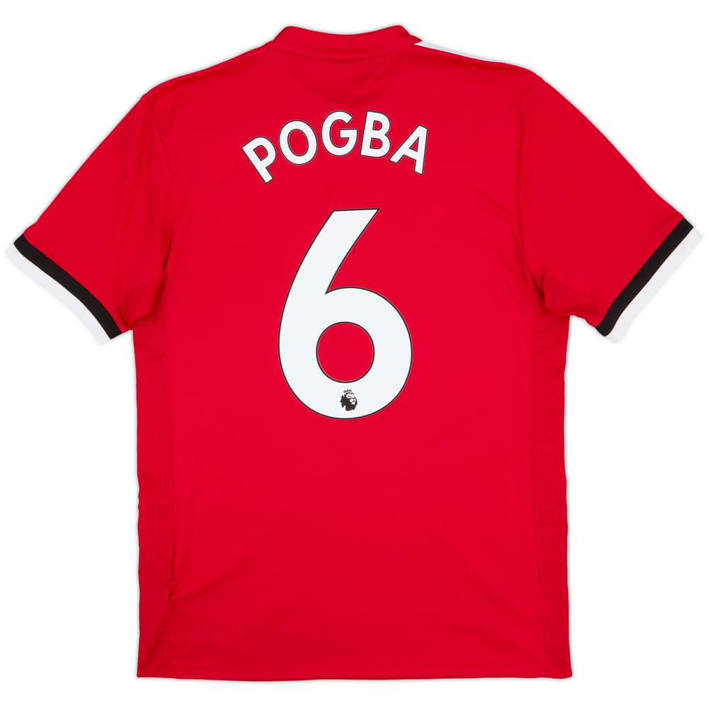 2017-18 Manchester United Home Shirt Pogba #6 - 6/10 - (S)