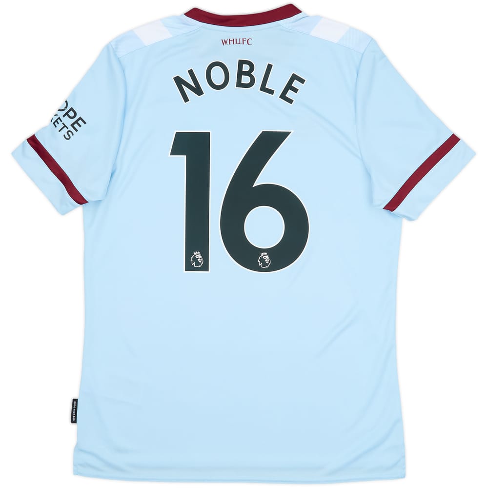 2021-22 West Ham Away Shirt Noble #16 - 10/10 - (L)