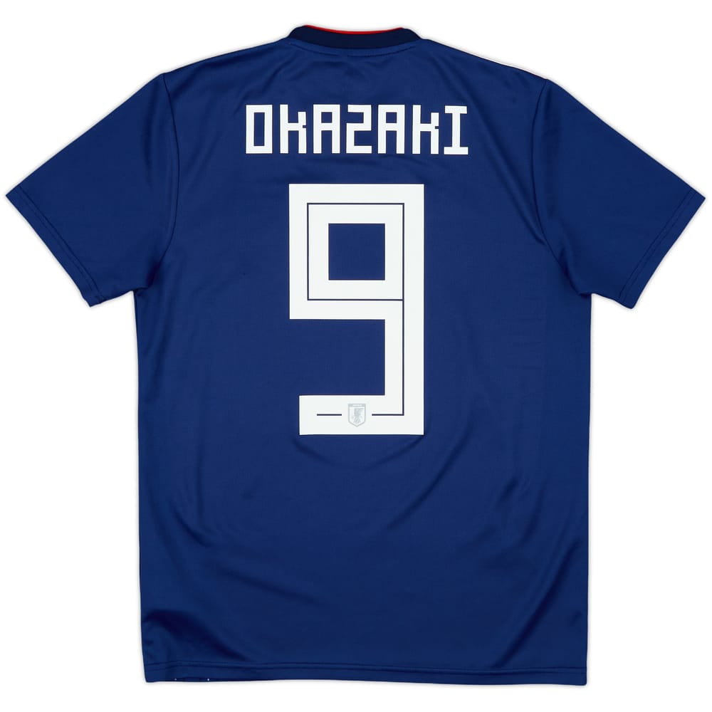 2018-19 Japan Home Shirt Okazaki #9 - 8/10 - (S)