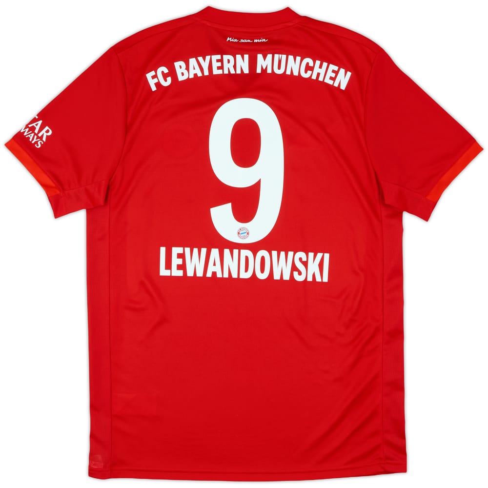 2019-20 Bayern Munich Home Shirt Lewandowski #9 - 9/10 - (M)