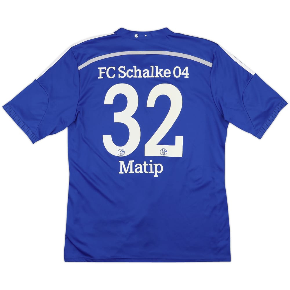 2014-16 Schalke Home Shirt Matip #32 - 4/10 - (XL)