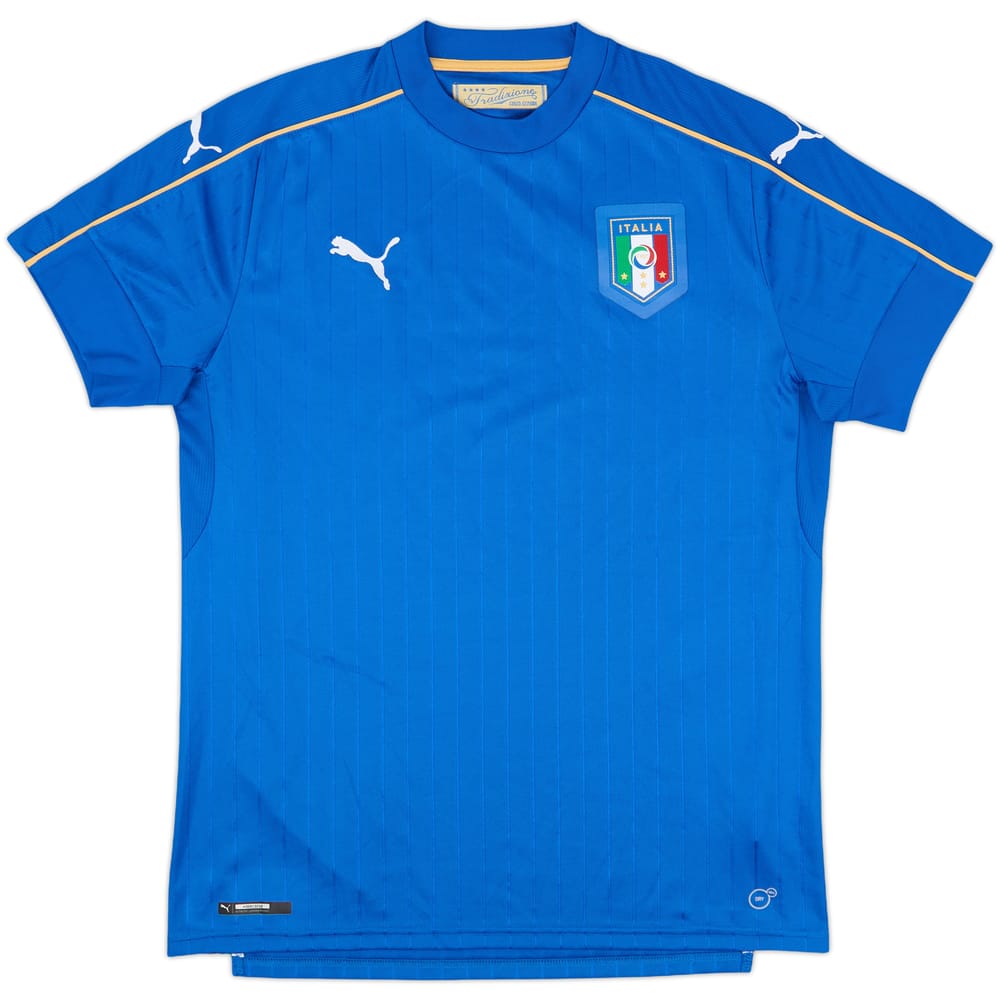 2016-17 Italy Home Shirt - 8/10 - (L)