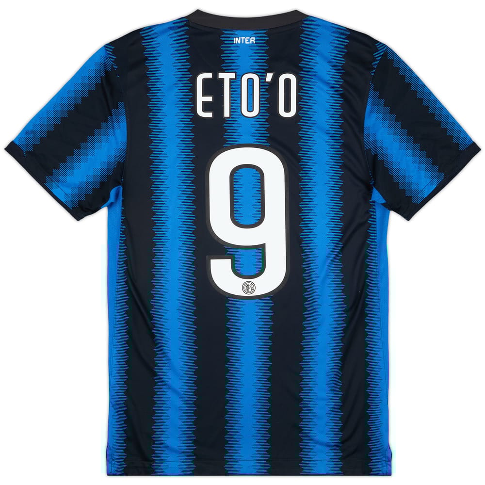2010-11 Inter Milan Home Shirt Eto'o #9 - 5/10 - (S)