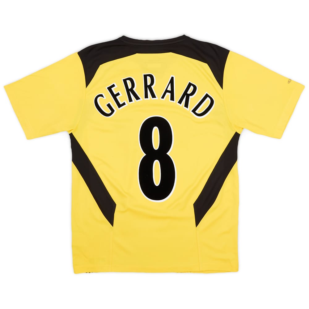 2004-06 Liverpool Away Shirt Gerrard #8 - 6/10 - (S)