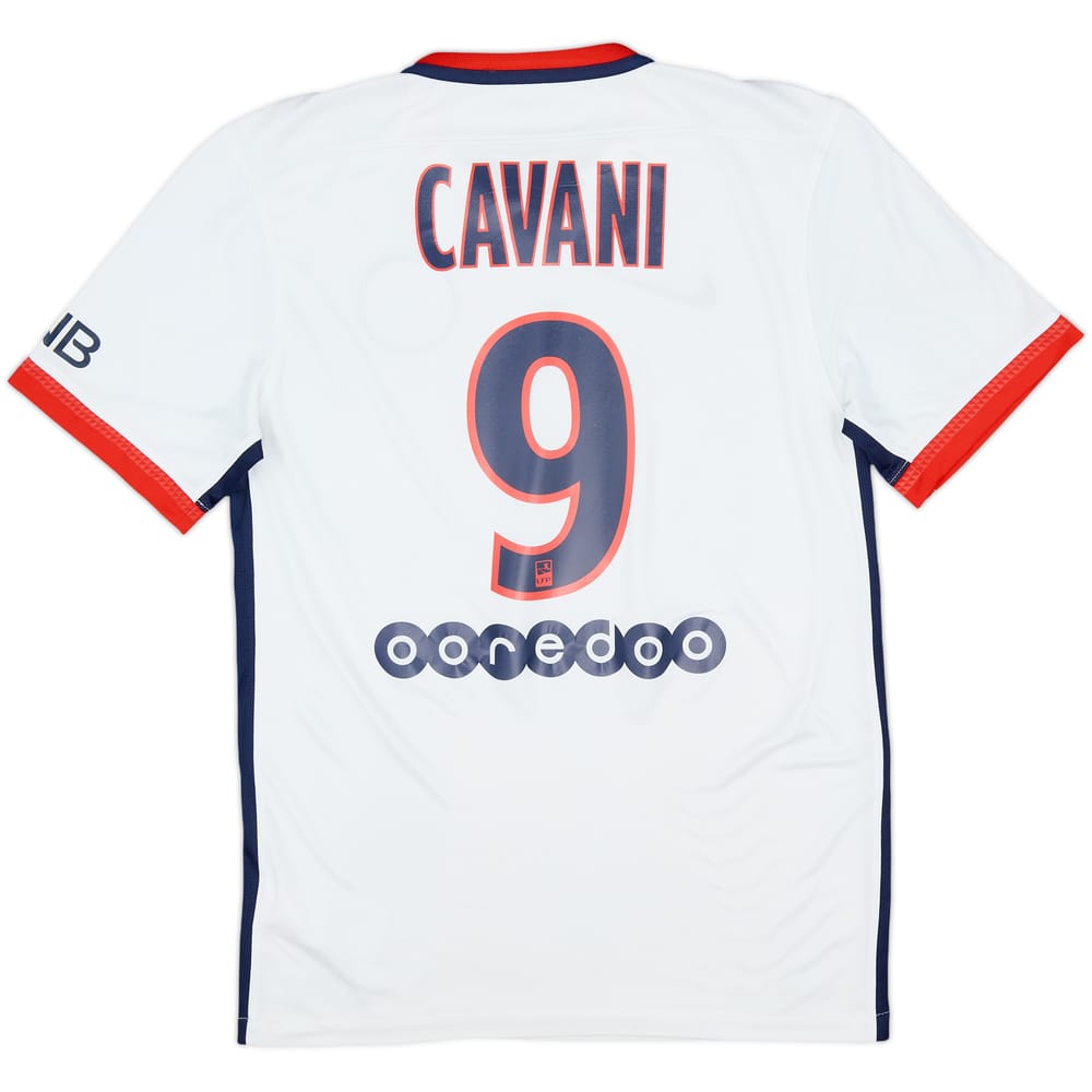 Camiseta de visitante del Paris Saint-Germain 2015-16 Cavani #9 - 8/10 - (S)