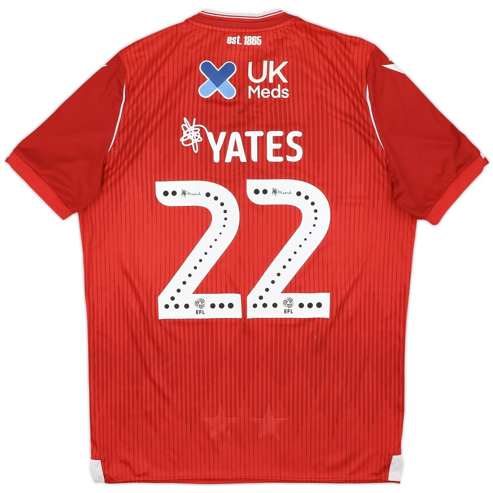 2019-20 Nottingham Forest Home Shirt Yates #22 - 7/10 - (XL)