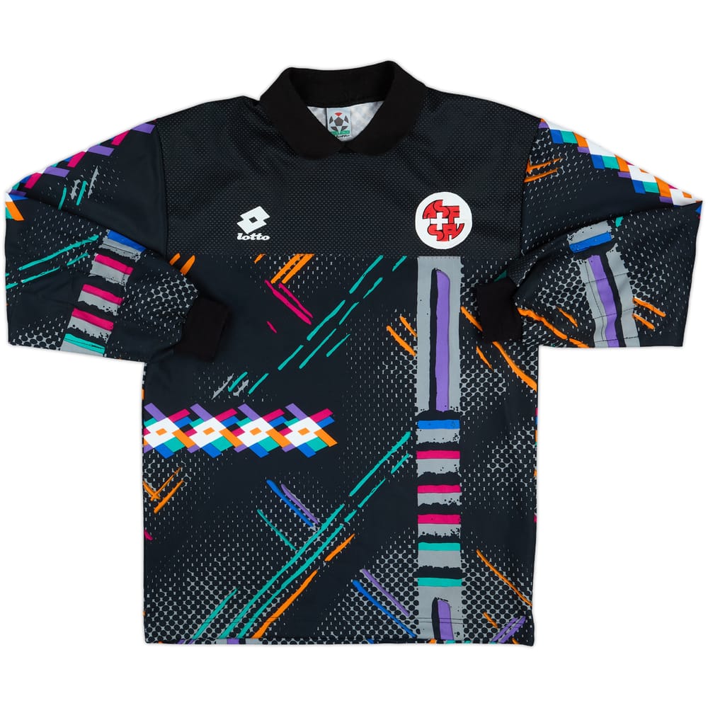 1992-94 Switzerland GK Shirt #1 - 8/10 - (L)