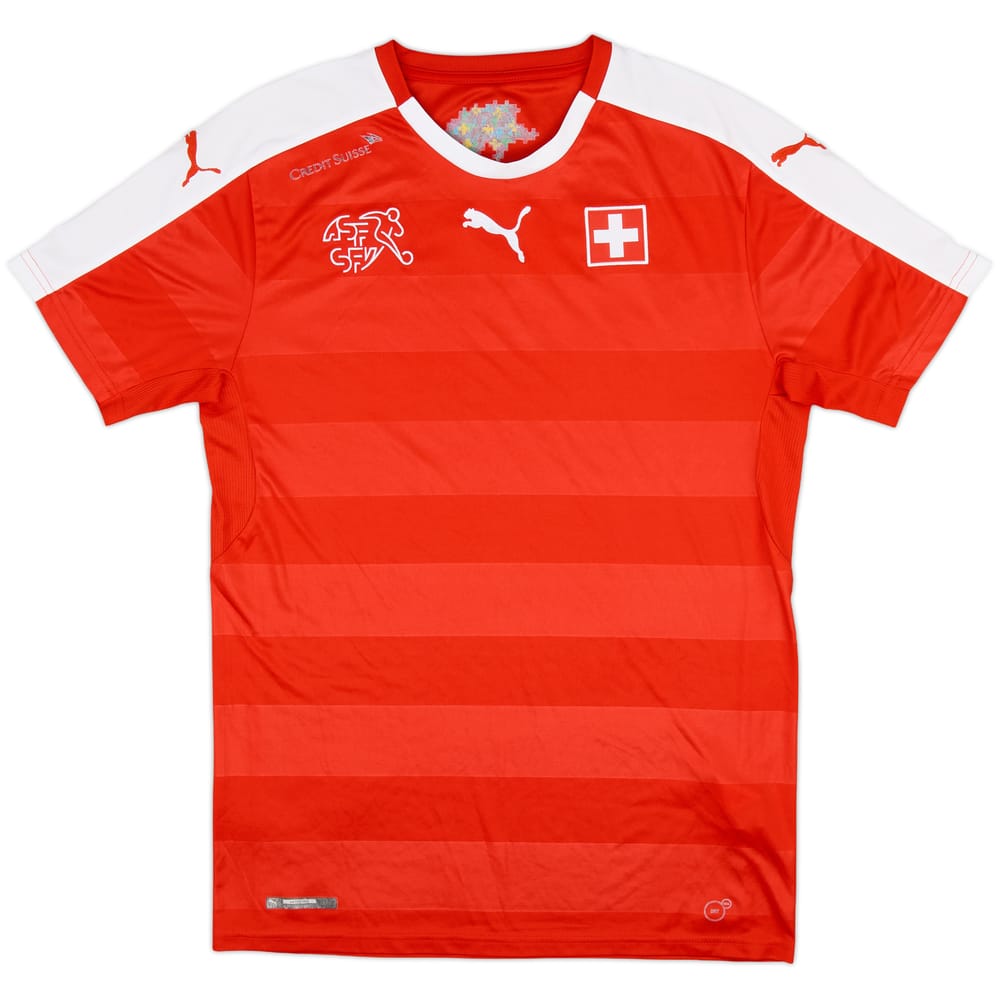 2016-17 Switzerland Home Shirt - 7/10 - (M)
