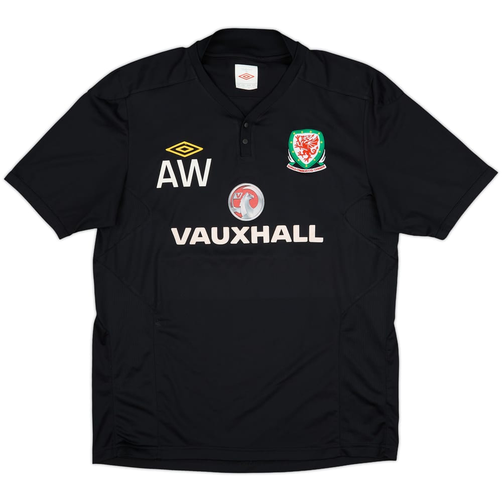 2010-12 Wales Staff Issue Polo Shirt 'AW' - 8/10 - (L)
