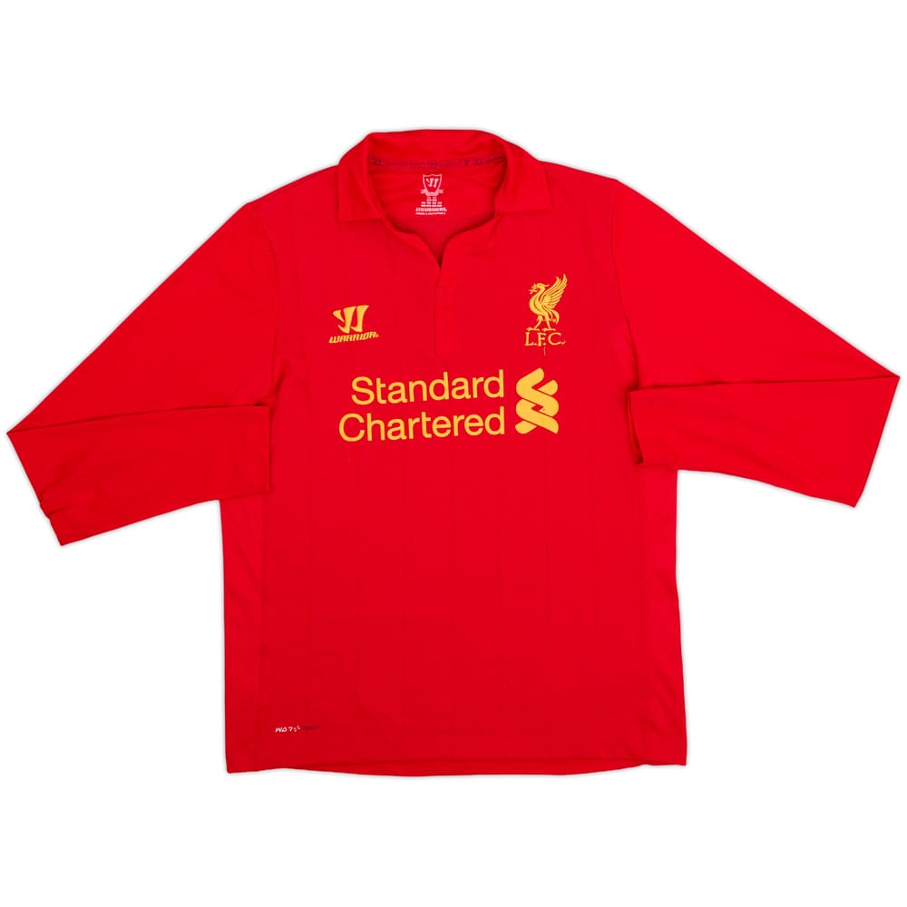 2012-13 Liverpool Home L/S Shirt - 7/10 - (XL.Boys)