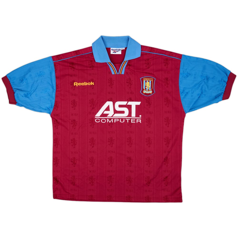 1995-97 Aston Villa Home Shirt - 10/10 - (XL)