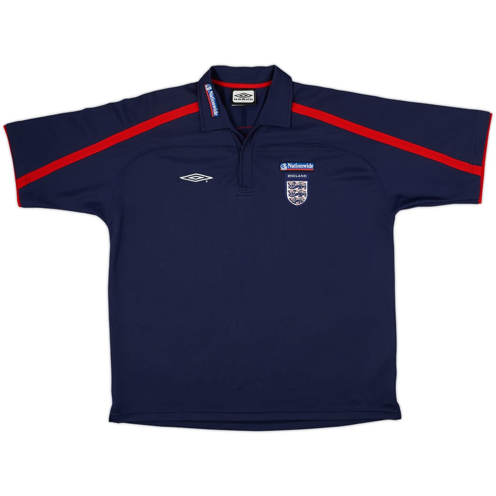 2002-03 England Umbro Polo Shirt - 8/10 - (XL)