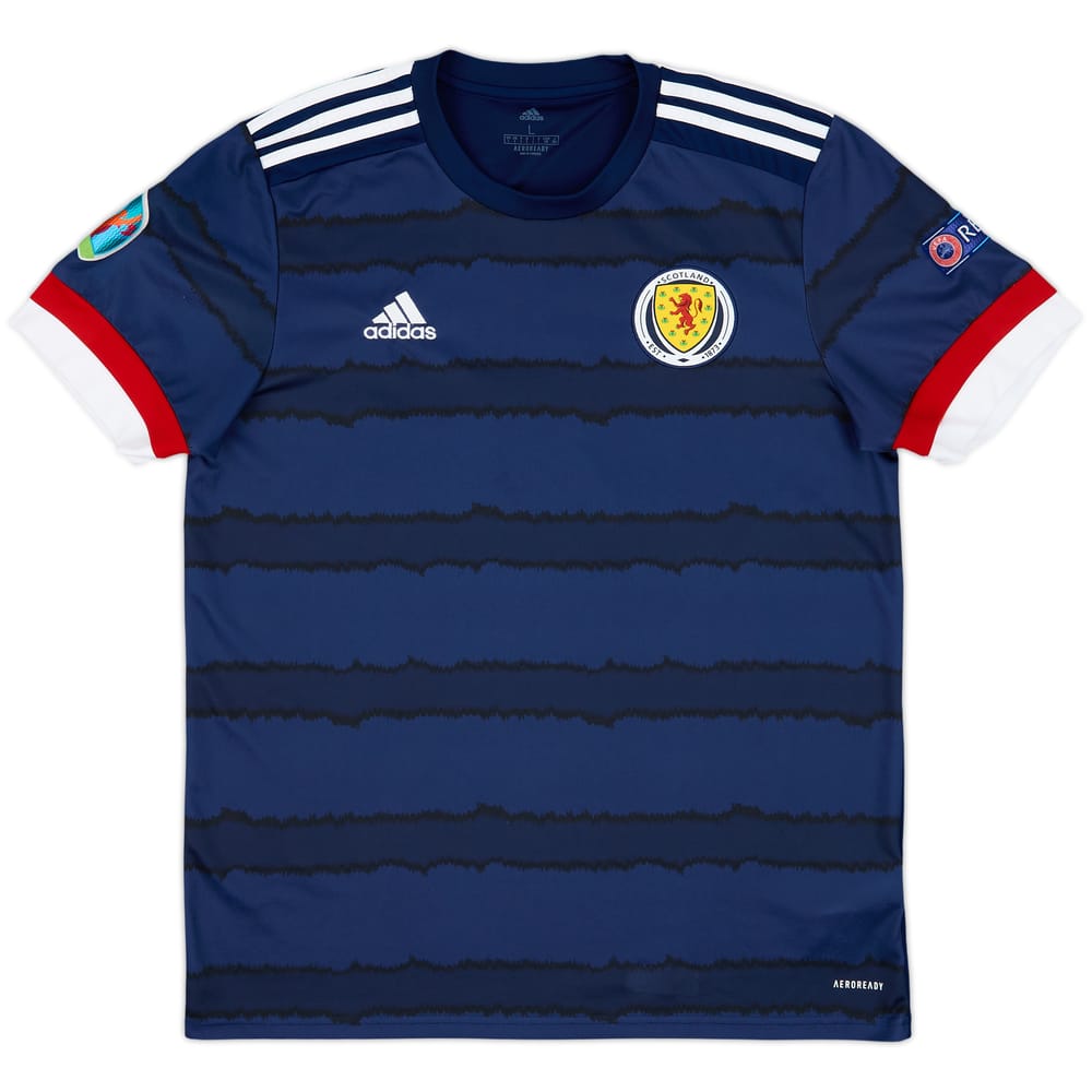 2020-22 Scotland Home Shirt - 8/10 - (L)