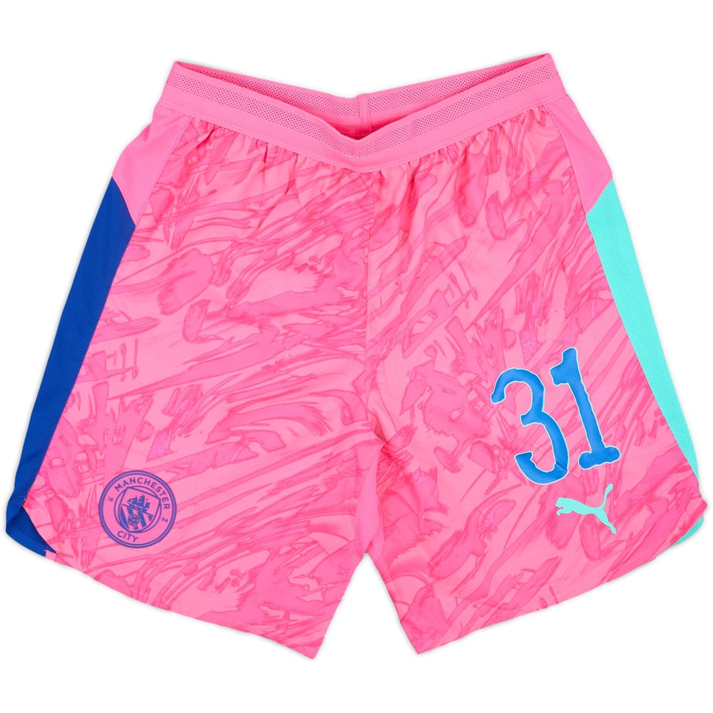 2025 Manchester City Match Issue KidSuper CWC GK Shorts # 31 (Ederson M.)