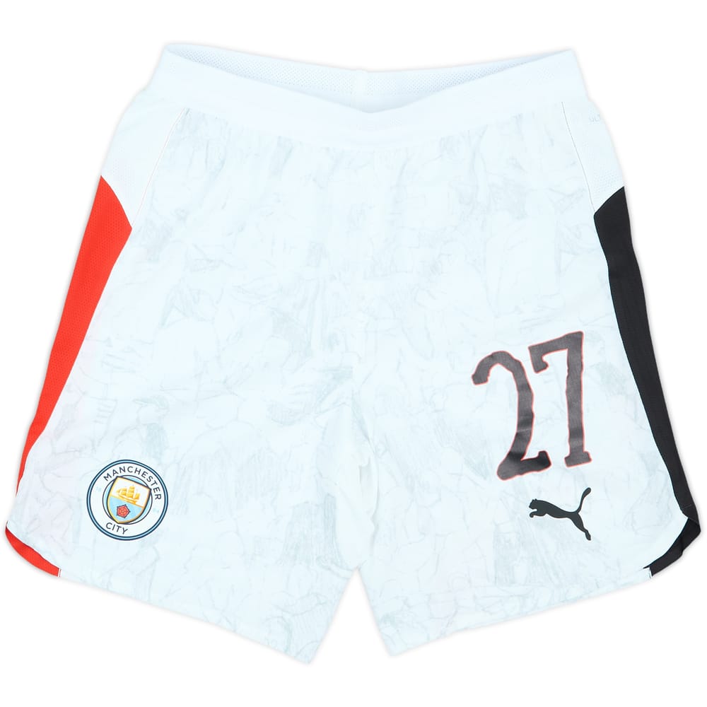 2025 Manchester City Match Issue KidSuper CWC Home Shorts #27 (Matheus N.)