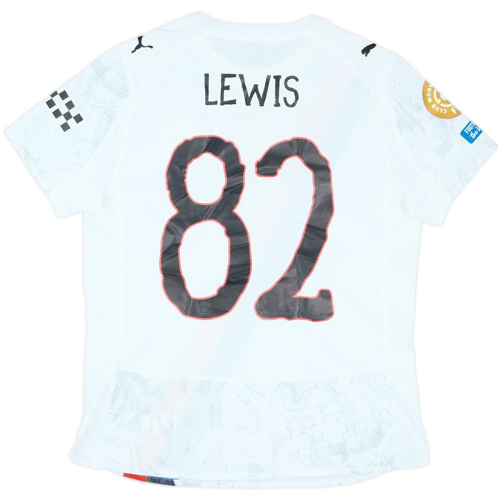 2025 Manchester City Match Issue KidSuper CWC Home Shirt Lewis #82