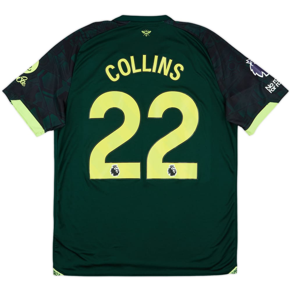 2024-25 Brentford Match Issue Third Shirt Collins #22