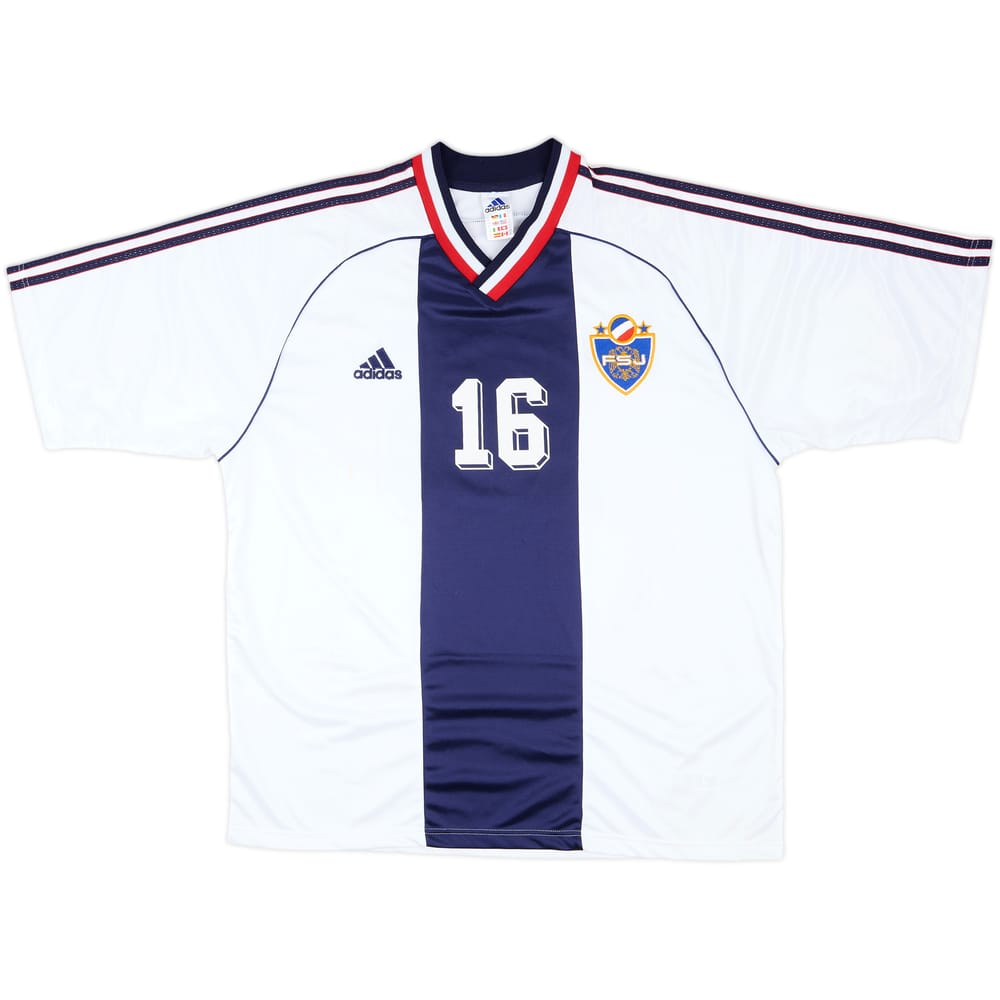 1999 Yugoslavia Match Worn Away Shirt #16 (Djokaj)
