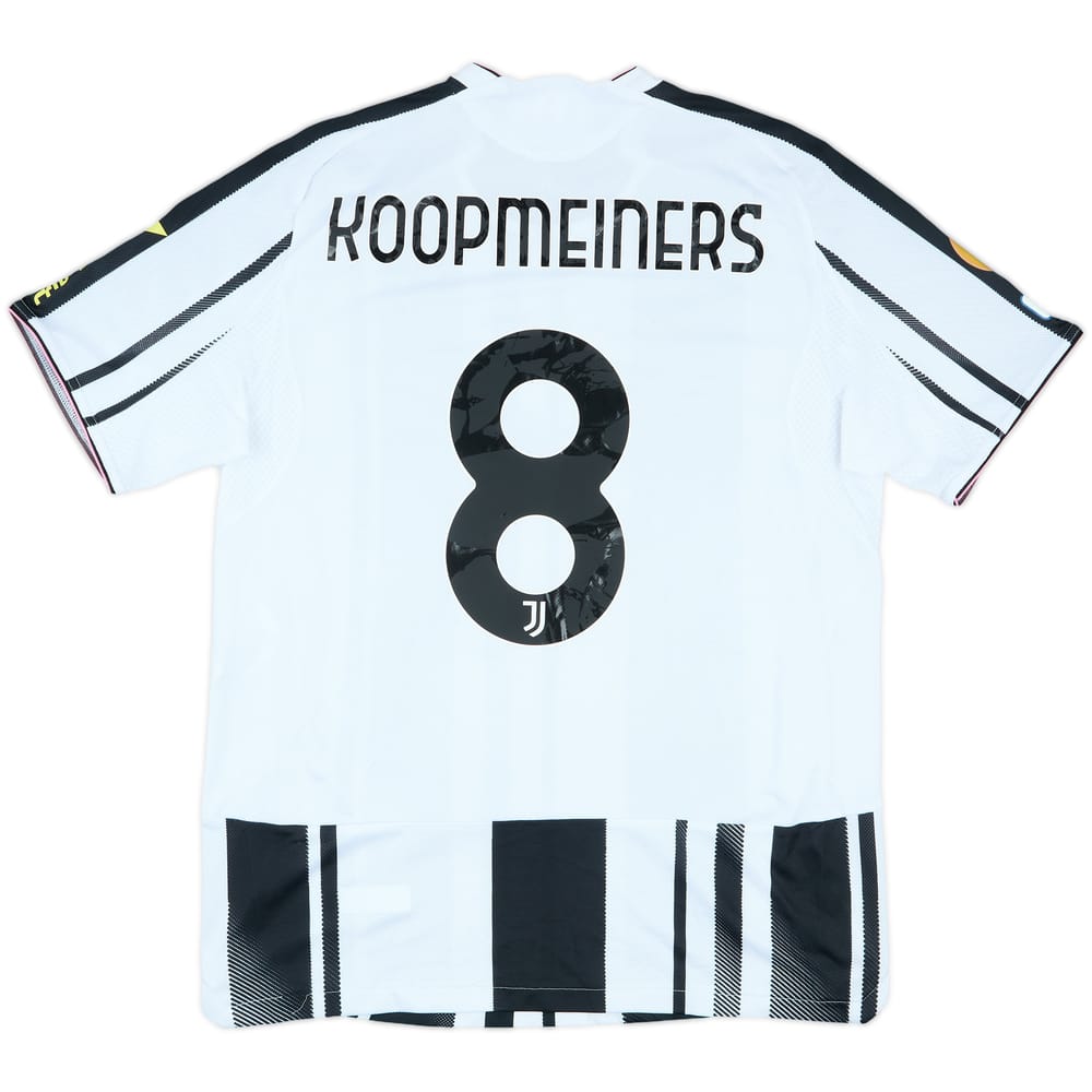 2025 Juventus Match Issue CWC Home Shirt Koopmeiners #8