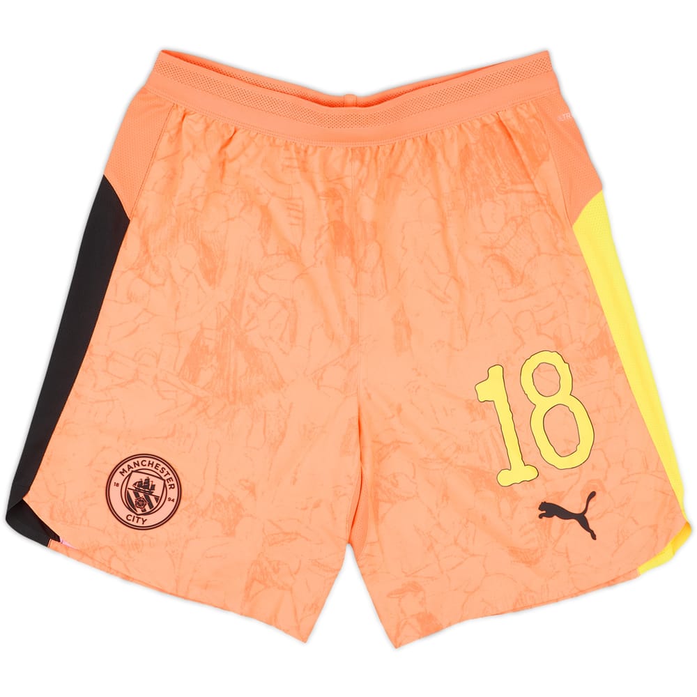 2025 Manchester City Match Issue KidSuper CWC GK Shorts # 18 (Ortega Moreno)