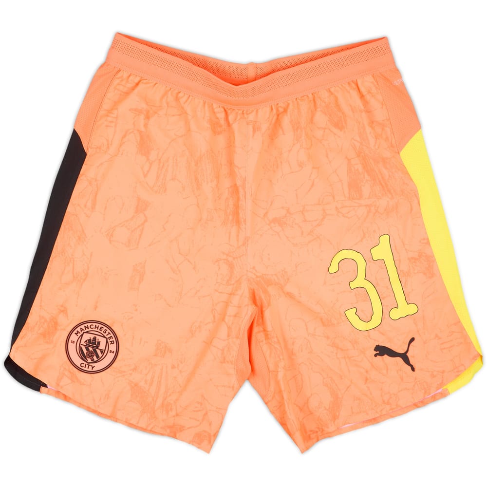 2025 Manchester City Match Issue KidSuper CWC GK Shorts # 31 (Ederson M.)