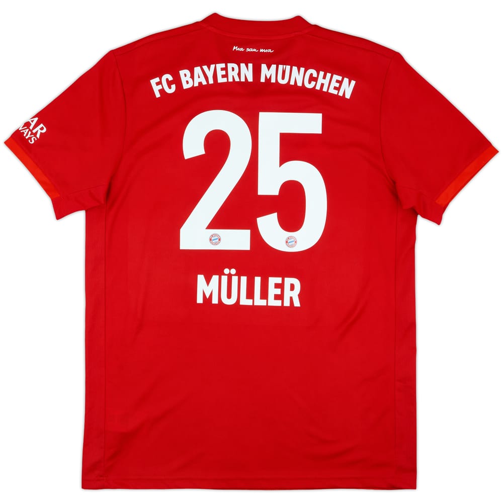 2019-20 Bayern Munich Home Shirt Muller #25 - 9/10 - (L)