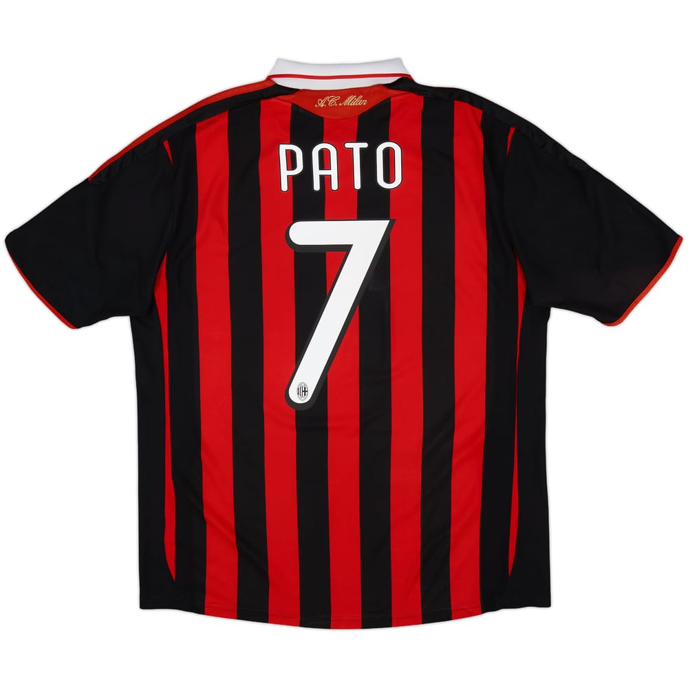 2009-10 AC Milan Home Shirt Pato #7 - 6/10 - (L)