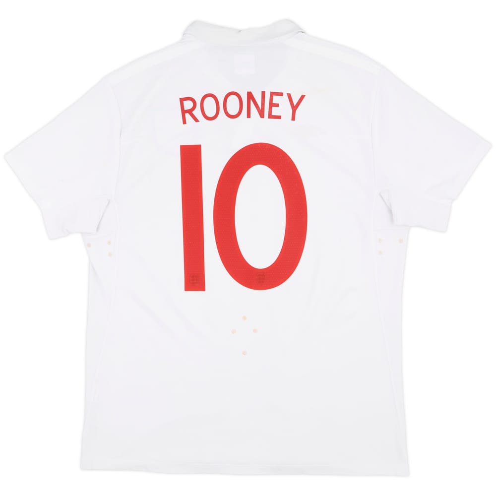 2009-10 England Home Shirt Rooney #10 - 6/10 - (L)