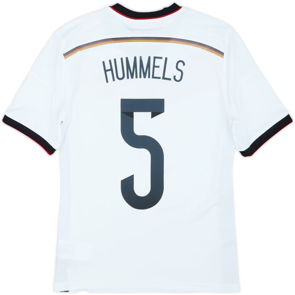 2014-15 Germany Home Shirt Hummels #5 - 8/10 - (L.Boys)