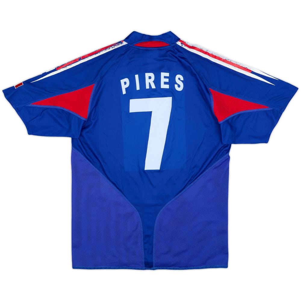 2004-06 France Home Shirt Pires #7 - 6/10 - (S)