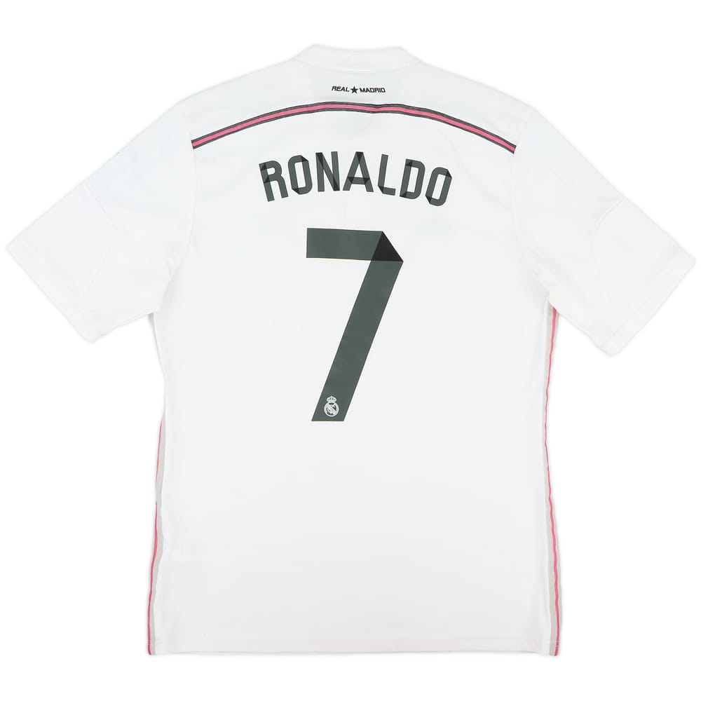 2014-15 Real Madrid Home Shirt Ronaldo #7 - 7/10 - (L)
