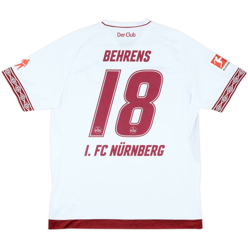 2018-19 FC Nurnberg Away Shirt Behrens #18 - 10/10 - (XL)