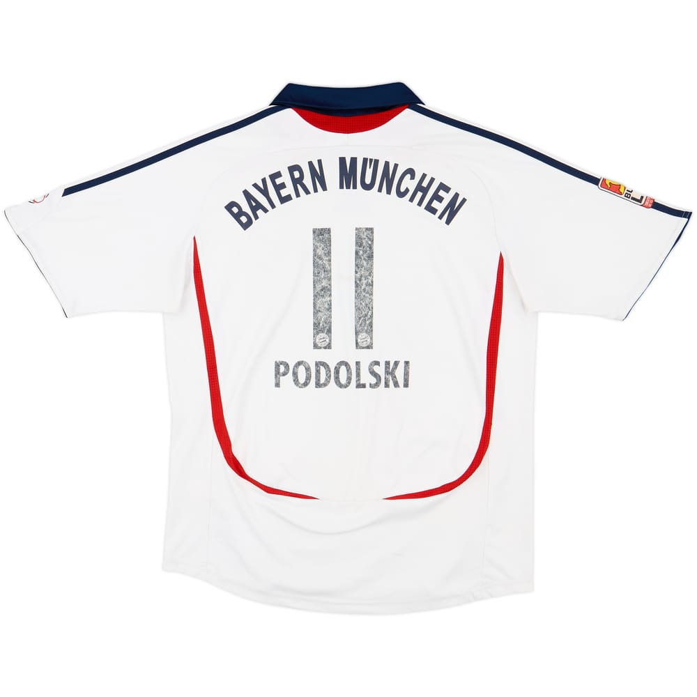 2006-07 Bayern Munich Away Shirt Podolski #11 - 5/10 - (XL.Boys)