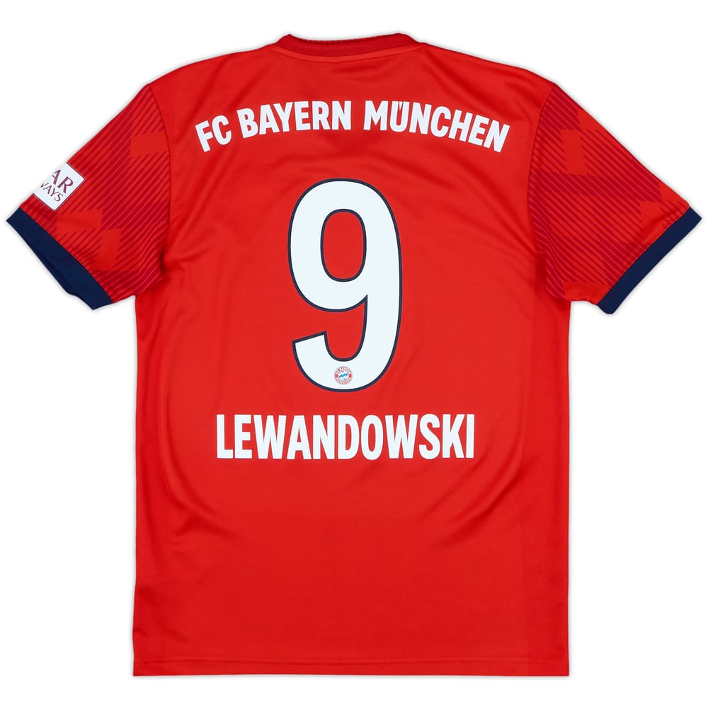 2018-19 Bayern Munich Home Shirt Lewandowski #9 - 10/10 - (S)