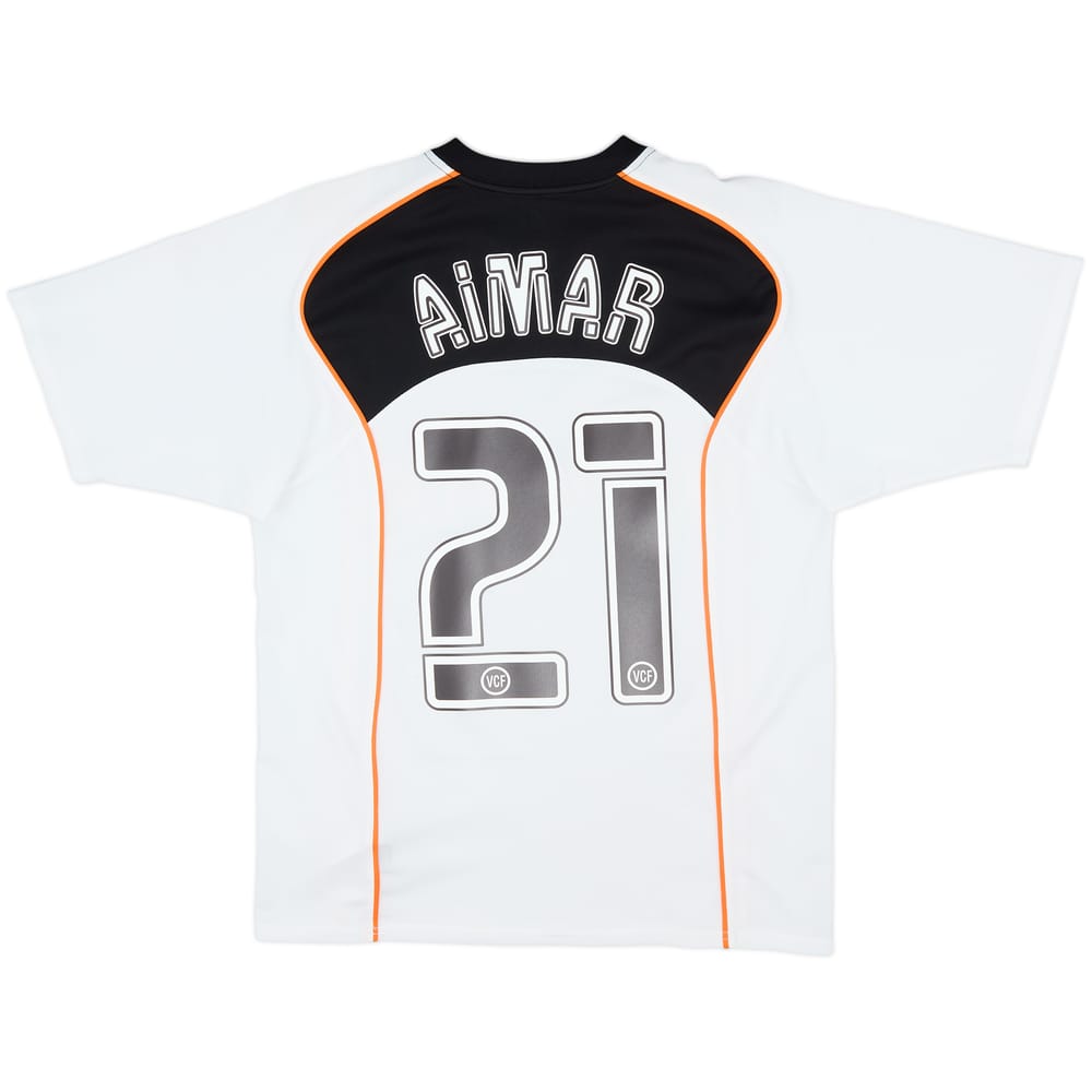 2004-05 Valencia Basic Home Shirt Aimar #21 - 7/10 - (M)