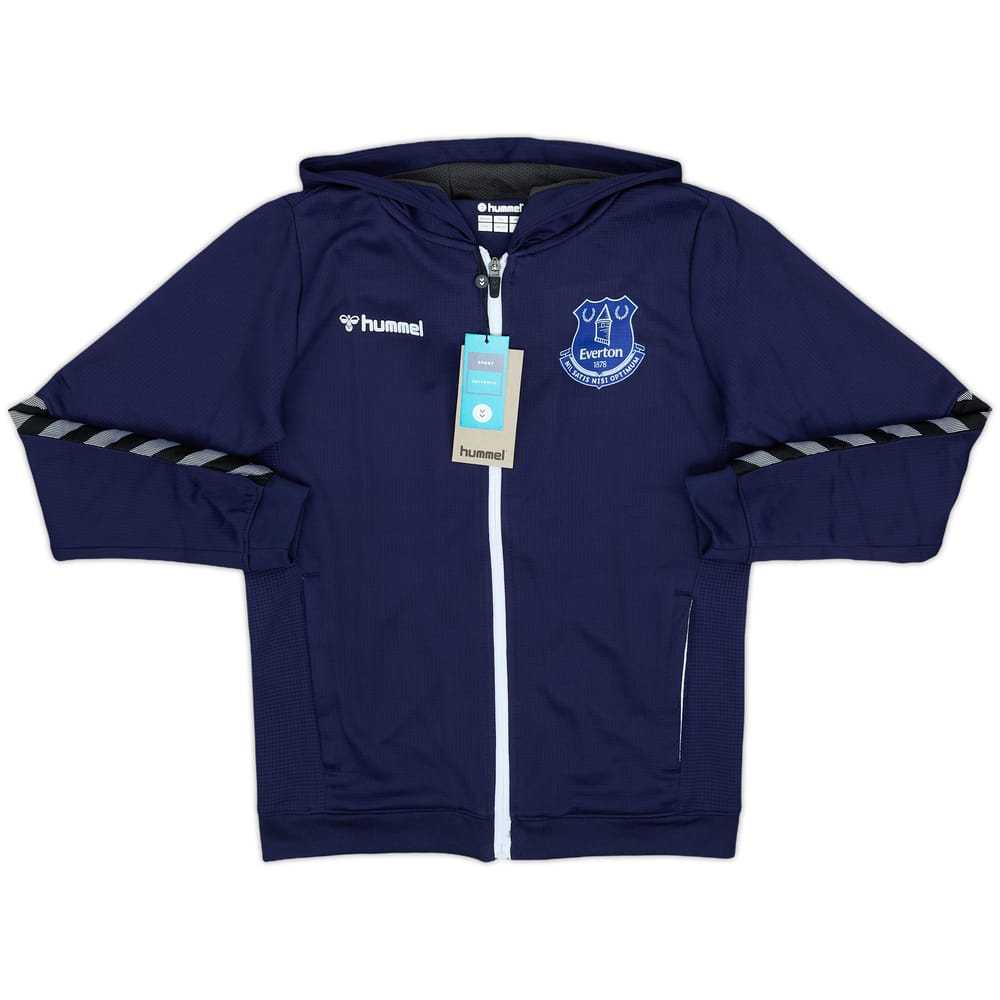 2020-21 Everton Hummel Hooded Track Jacket (M.Boys)