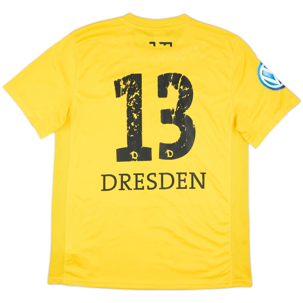 2012-13 Dynamo Dresden Home Shirt Kursten #13 - 4/10 - (L)