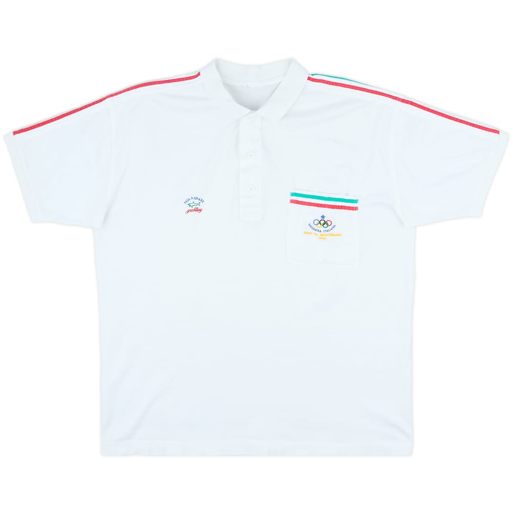 1999 Italy Yachting Paul & Shark Polo Shirt - 8/10 - (L)