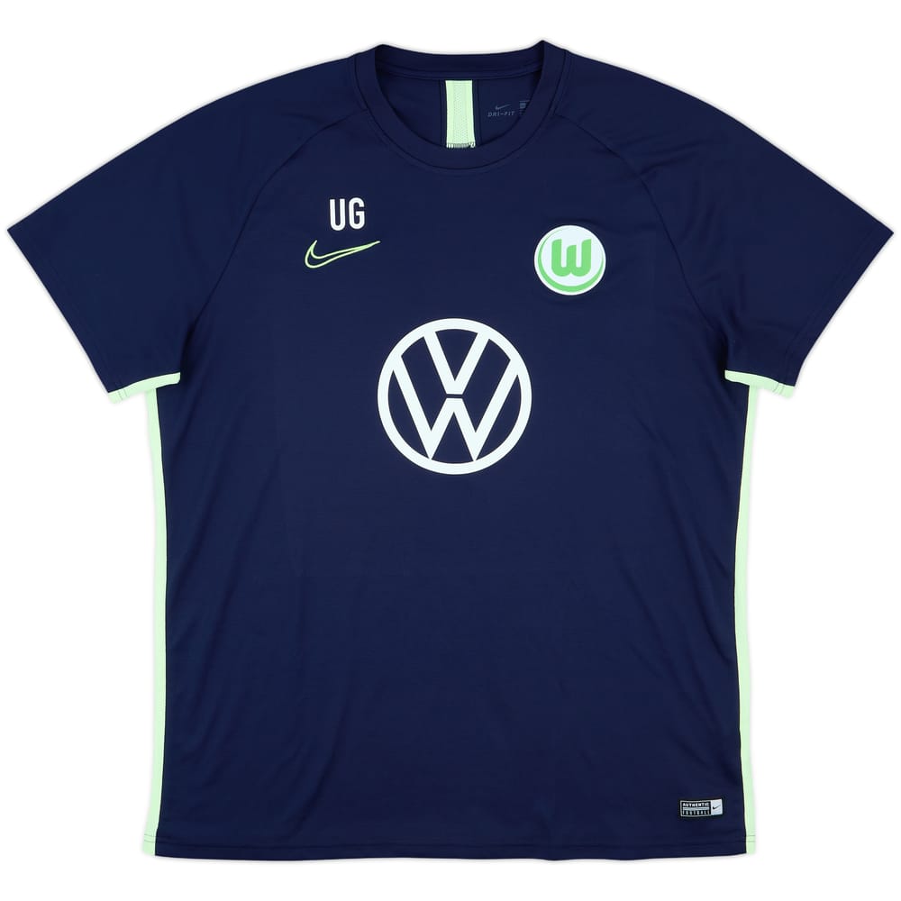 2019-20 Wolfsburg Nike Staff Issue Training Shirt UG - 9/10 - (XXL)