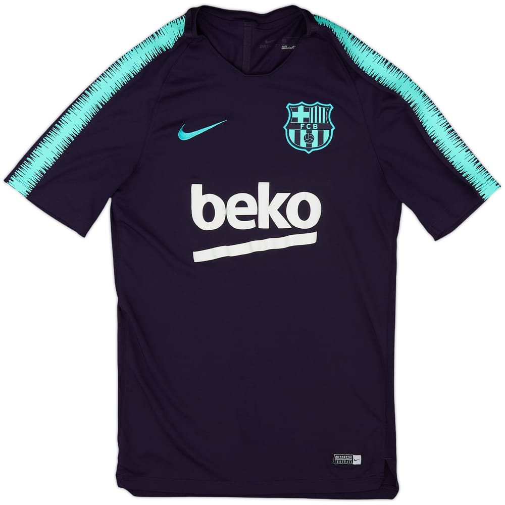 2018-19 Barcelona Nike Training Shirt - 8/10 - (S)