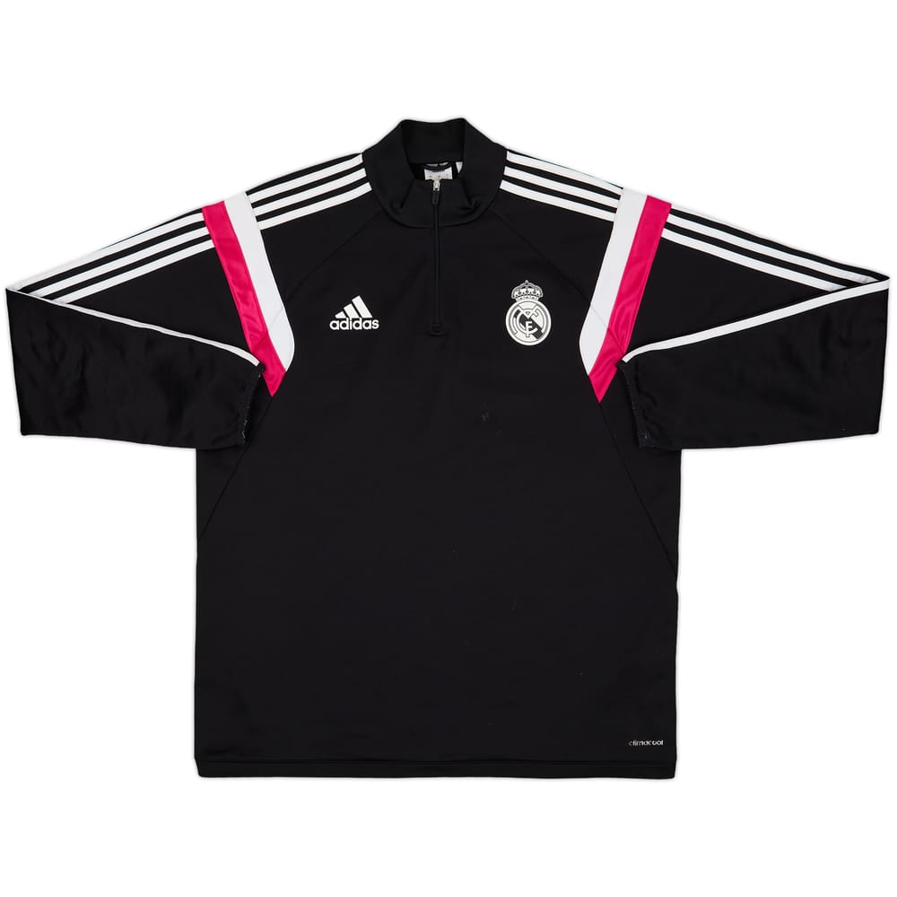 2014-15 Real Madrid adidas 1/4 Zip Drill Top - 7/10 - (L)