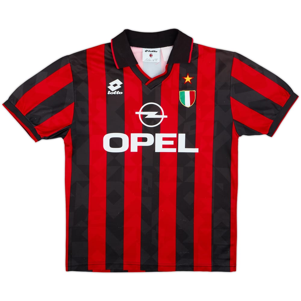 1994-95 AC Milan Home Shirt - 7/10 - (L)